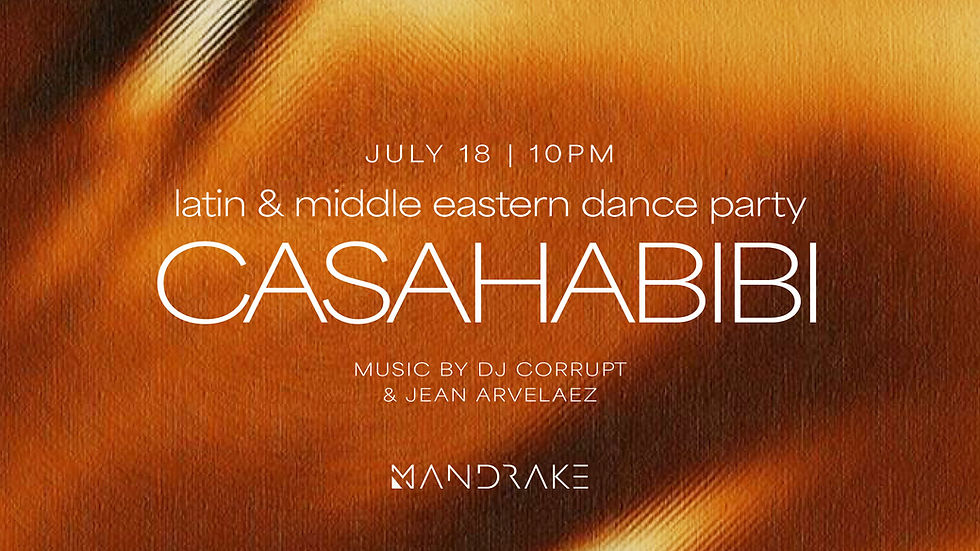 CASAHABIBI at Mandrake Rooftop