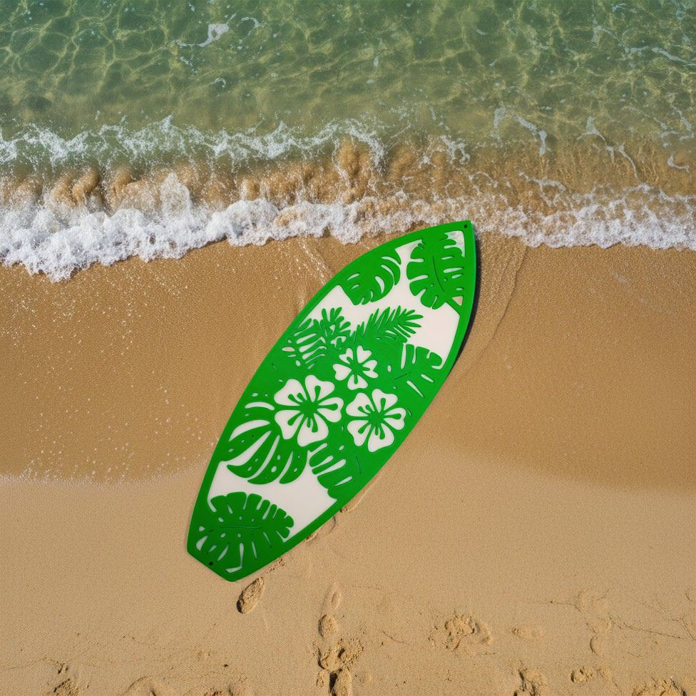 Miniature : Surf Day Beach Set for Female Dolls with 1:6 Surfboard