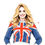 Miniaturbild: art illustration of Geri Halliwell in union Jack jumper