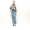 Thumbnail: Nuface doll in mohair jumper and long pleated skirt