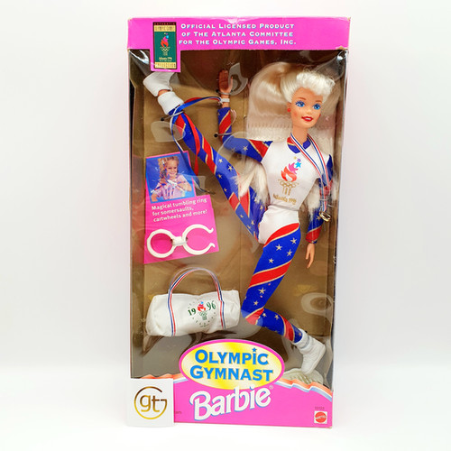 Vintage 1996 Atlanta Olympic Gymnast Barbie Doll | gtGdollwear