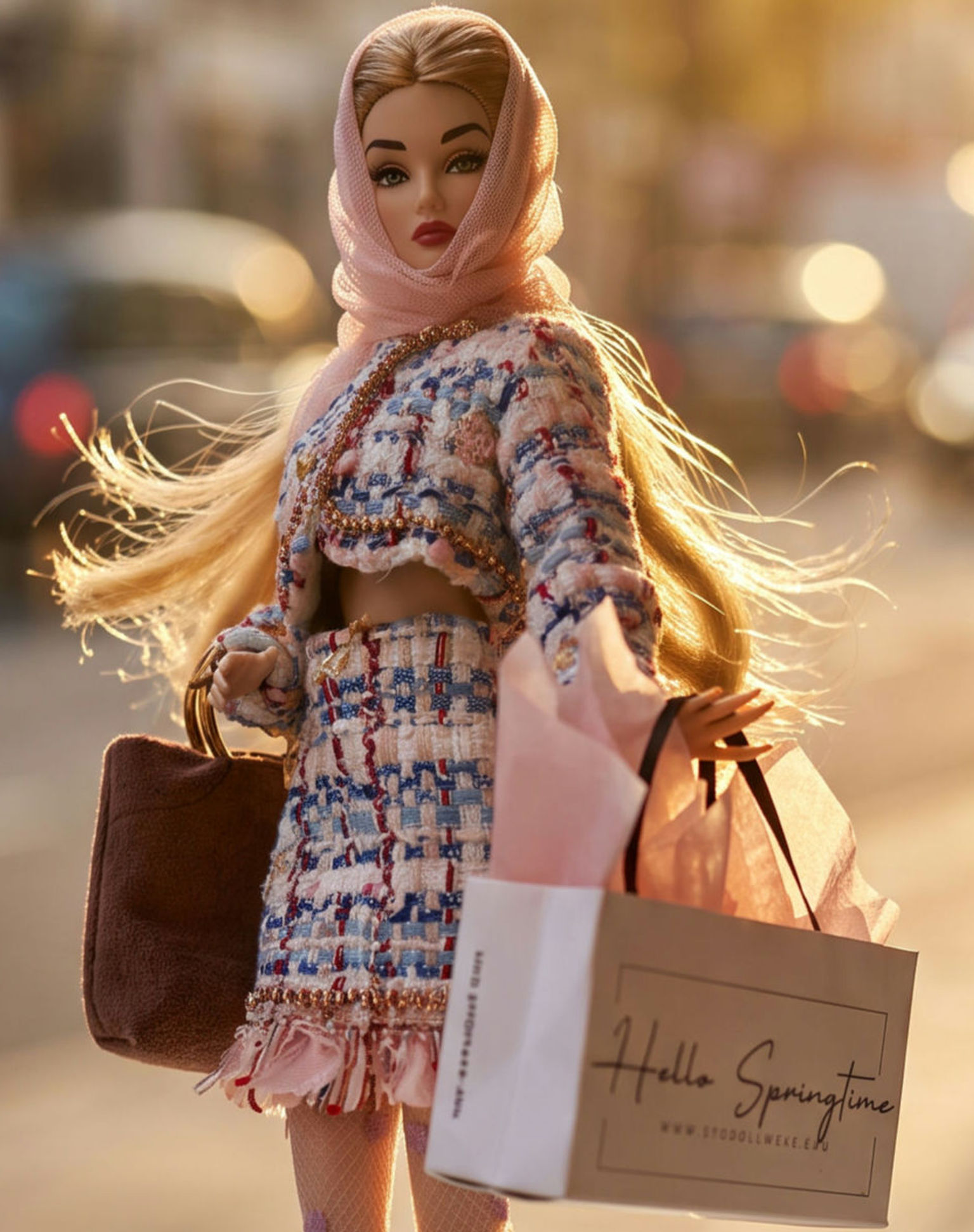 7-Piece Boucle Doll Fashion Set