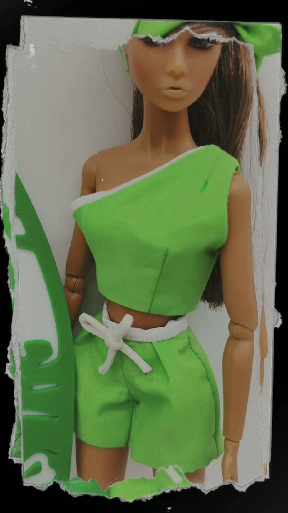 Miniaturbild: Surf Day Beach Set for Female Dolls with 1:6 Surfboard