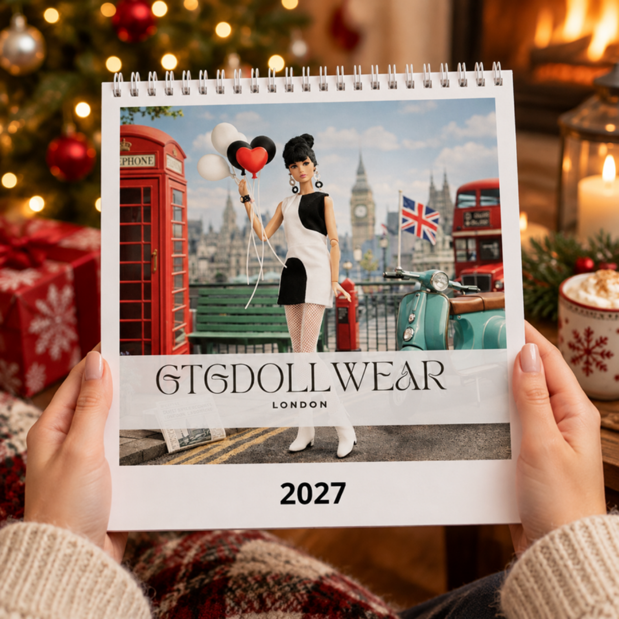 2027 Doll Collector desk calendar