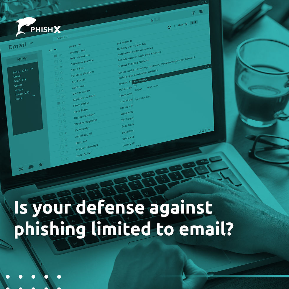 Is your defense against phishing limited to email?