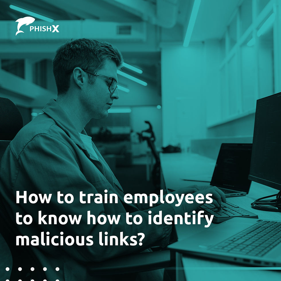 The image shows a man sitting in front of two monitors in a bright, modern office environment. He is concentrating, apparently analyzing something on the computer.