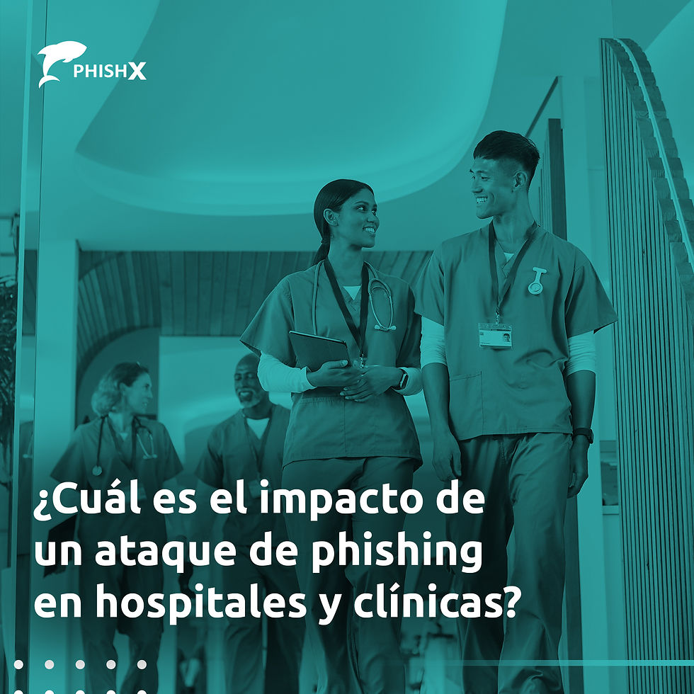 Profesionales de la salud caminando por un pasillo de hospital, vistiendo uniformes y placas médicas.