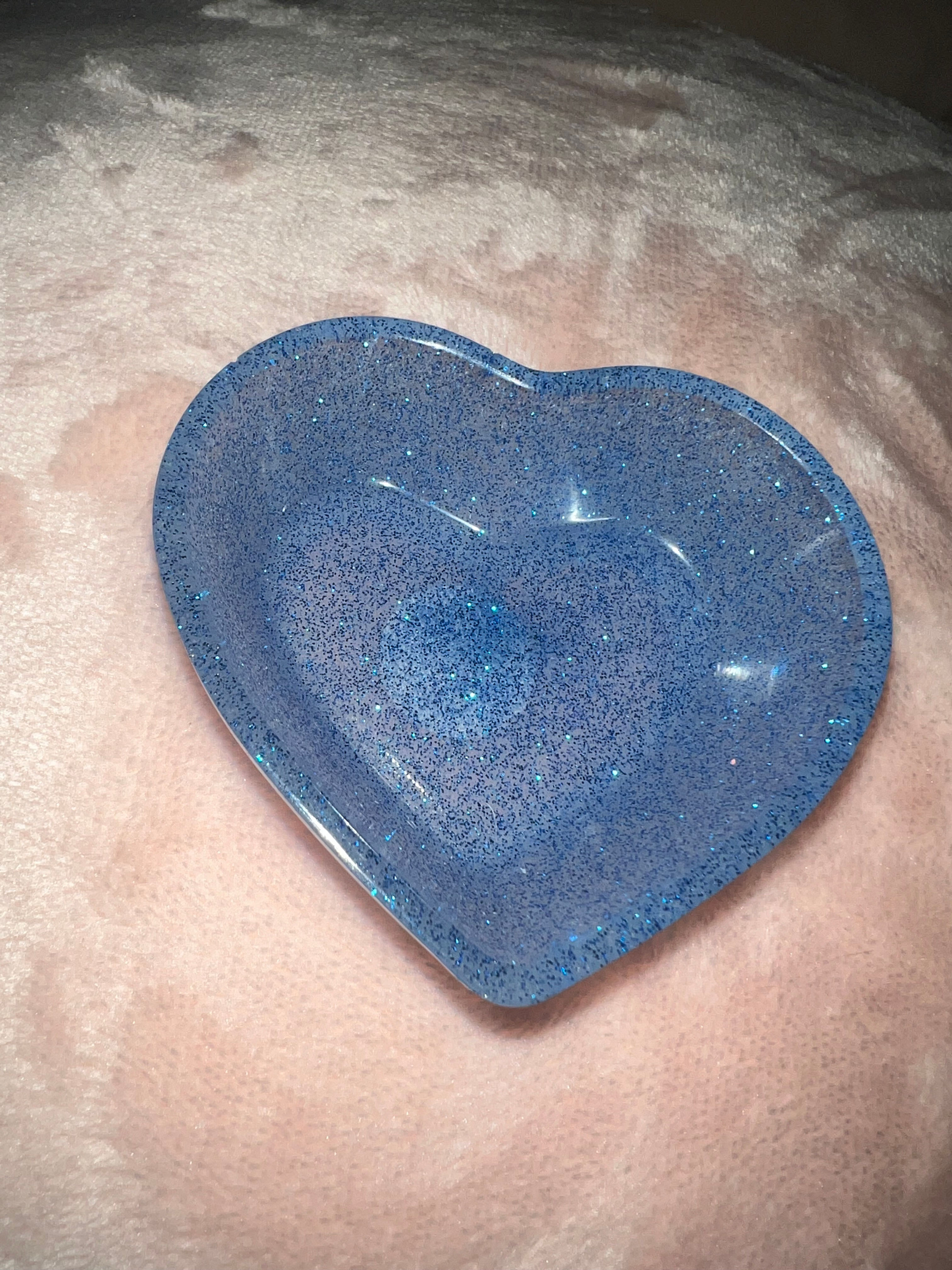 Small Heart Trinket dish Blue dream