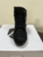 Thumbnail: Black high-top sneakers