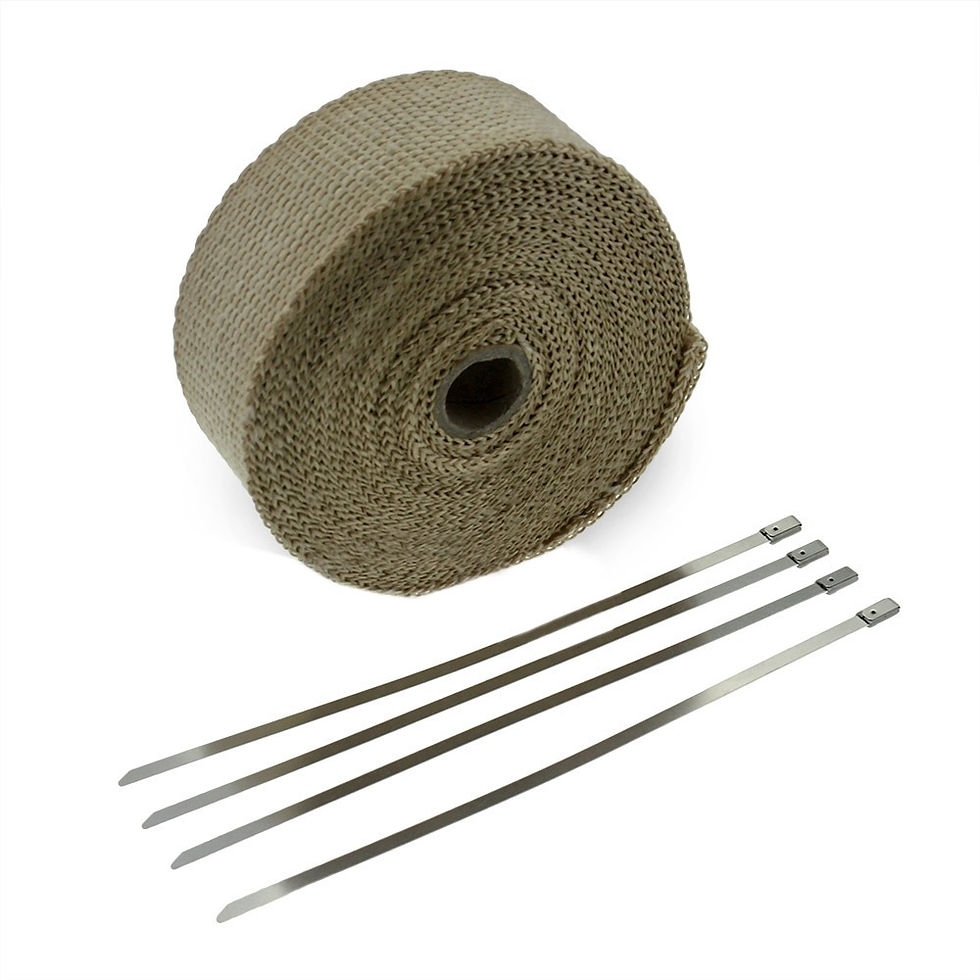 Thumbnail: Exhaust wrap and stainless steel ties