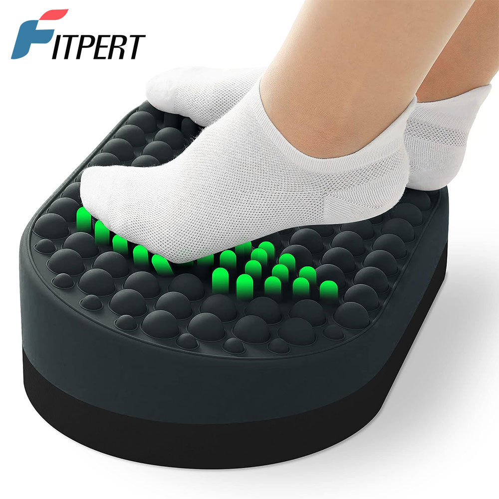 Massagedador para pés. Apoio otomano silicone para pés.