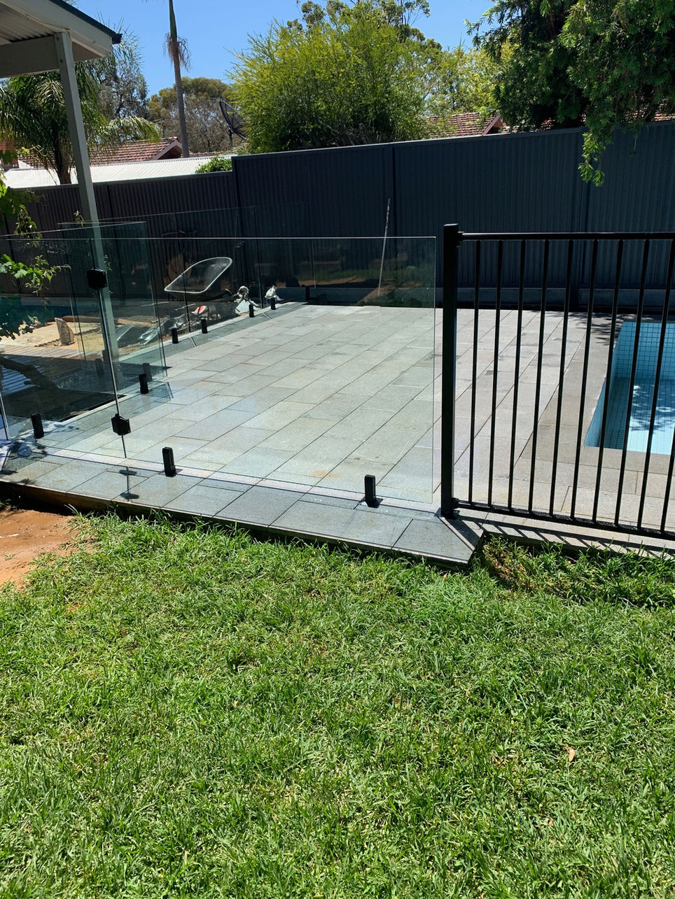 glass pool safety fence