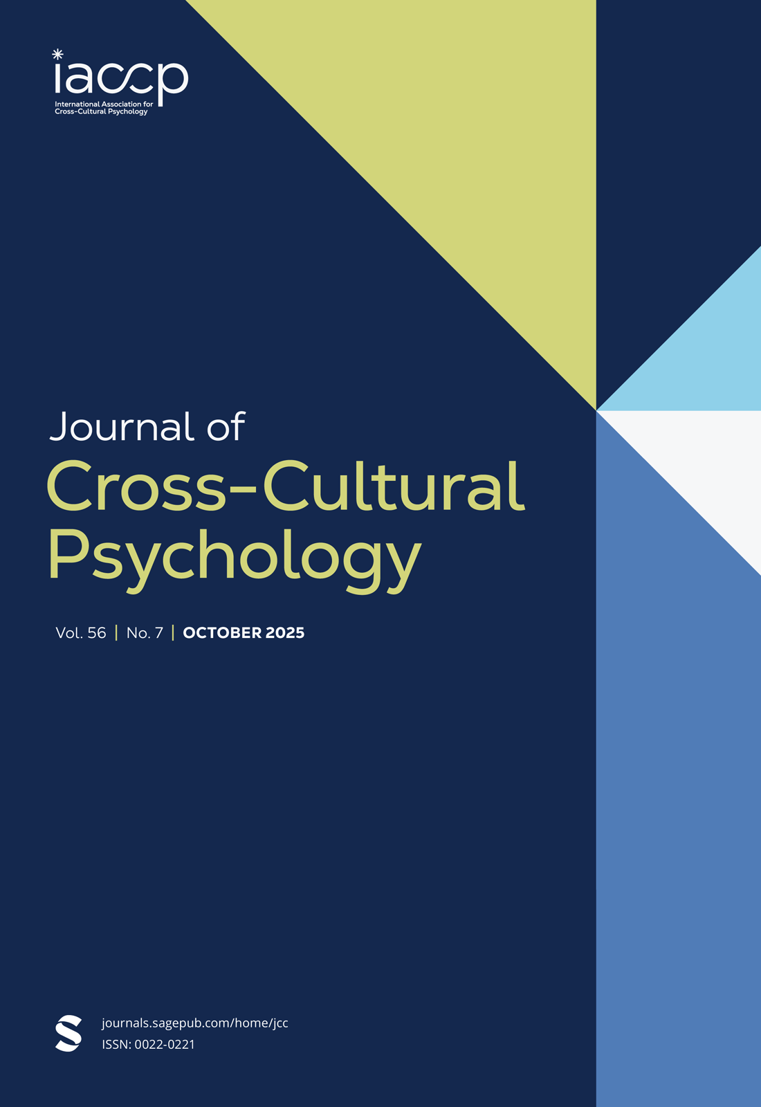 New publication in the Journal of Cross-Cultural Psychology | SoCoLab