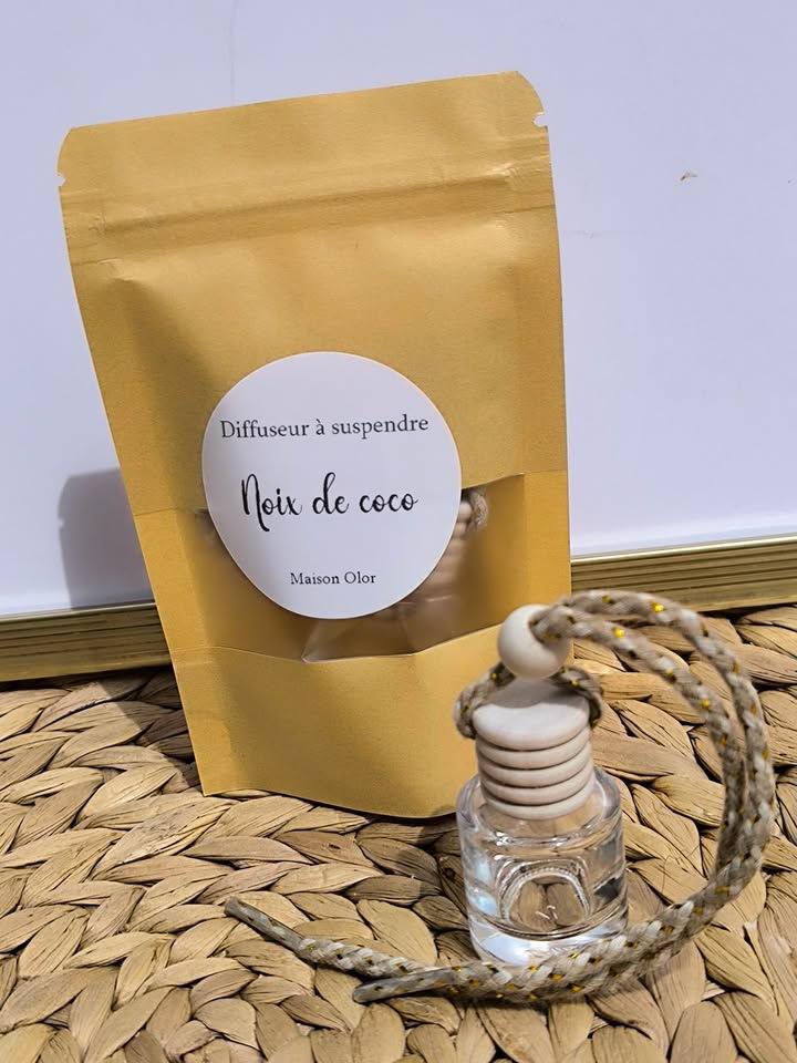 Diffuseur de parfum à suspendre NOIX DE COCO