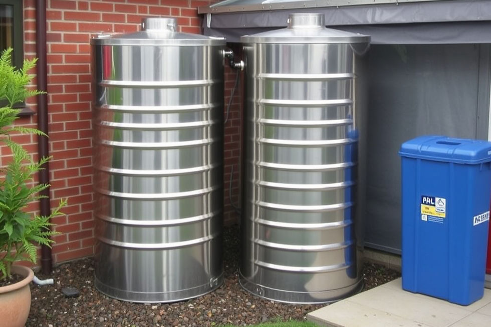 slimline stainless steel water tanks 