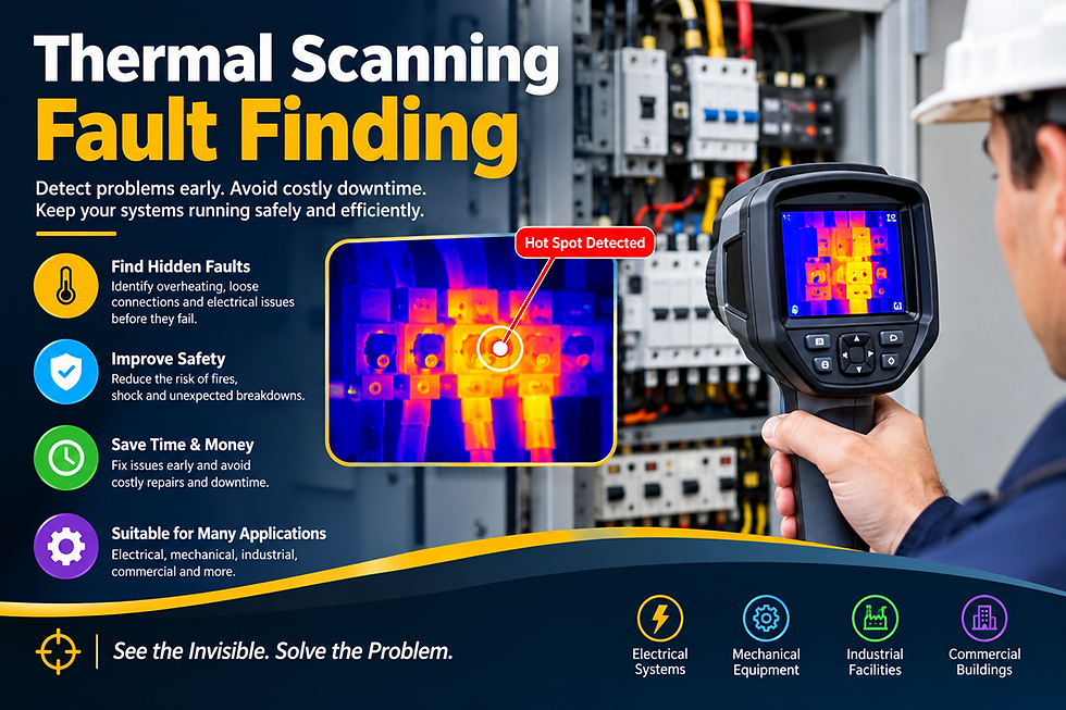 How Thermal Scanning Fault Finding and Detects Hidden Electrical Faults