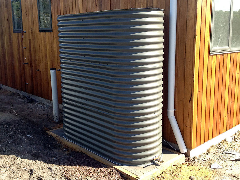 slimline steel water tanks 
