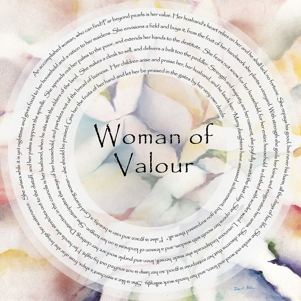Woman of Valor English 8