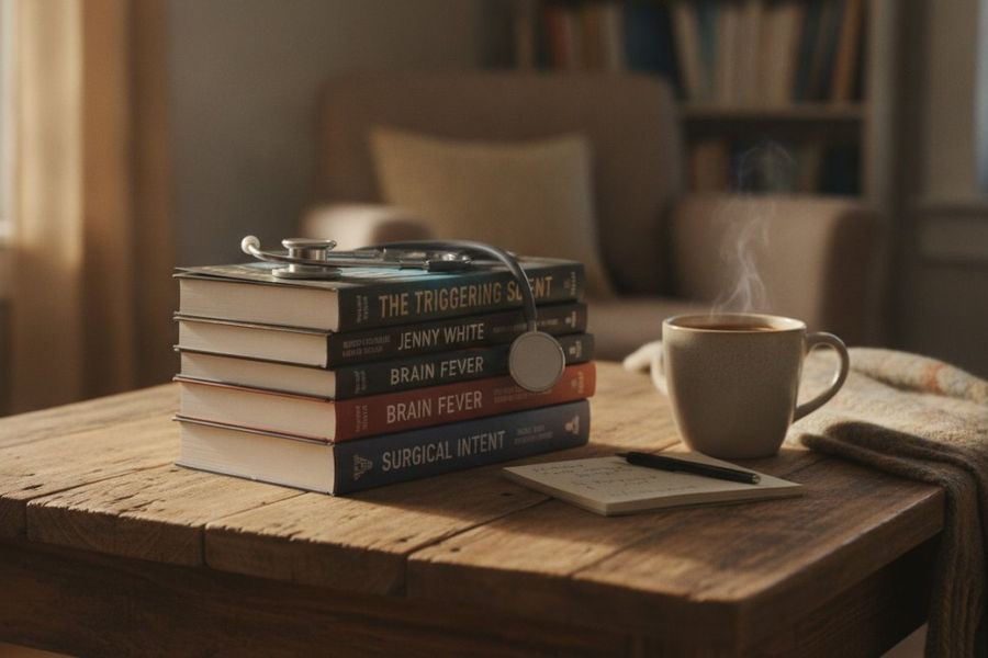 Professional illustration showing must read hospital suspense books