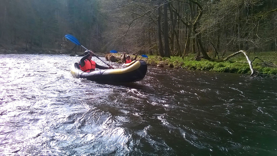 Wildwasser Kajaktour Otava, Tschechien