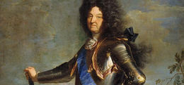 PORTRAIT DE LOUIS XIV ET DE SA COUR