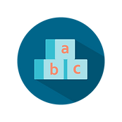 building blocks with letters on them suggesting public speaking quotes