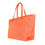 Thumbnail: CAVALLI CLASS Dark Orange Cotton Squares Texture Handbag