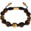 Thumbnail: NIALAYA CZ Brown Tigers Eye 925 Silver Bracelet