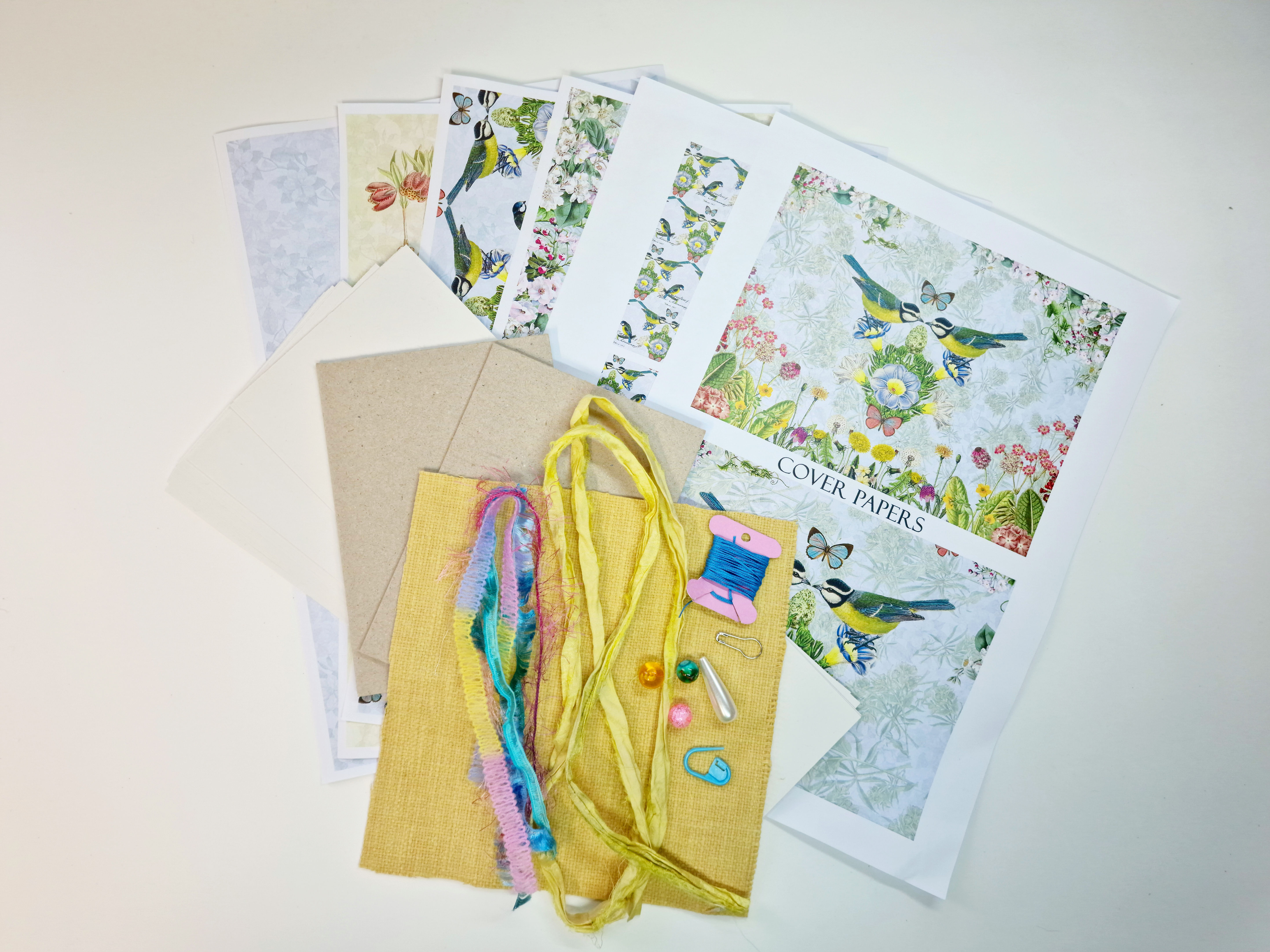 Blue Tit - Birds and Blooms Book kit.