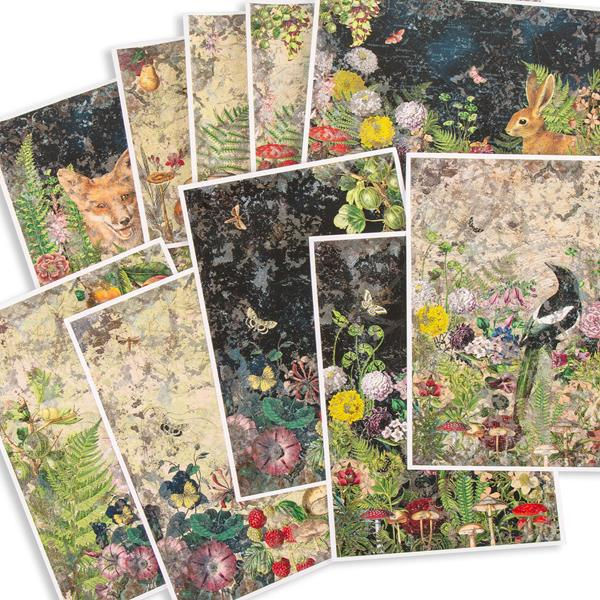 Thumbnail: Janie's Originals Garden Secrets Print Pack - 40 Sheets