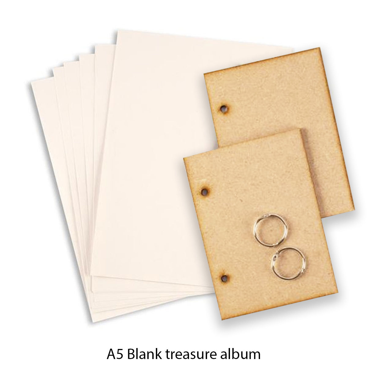 A5 Blank treasure album