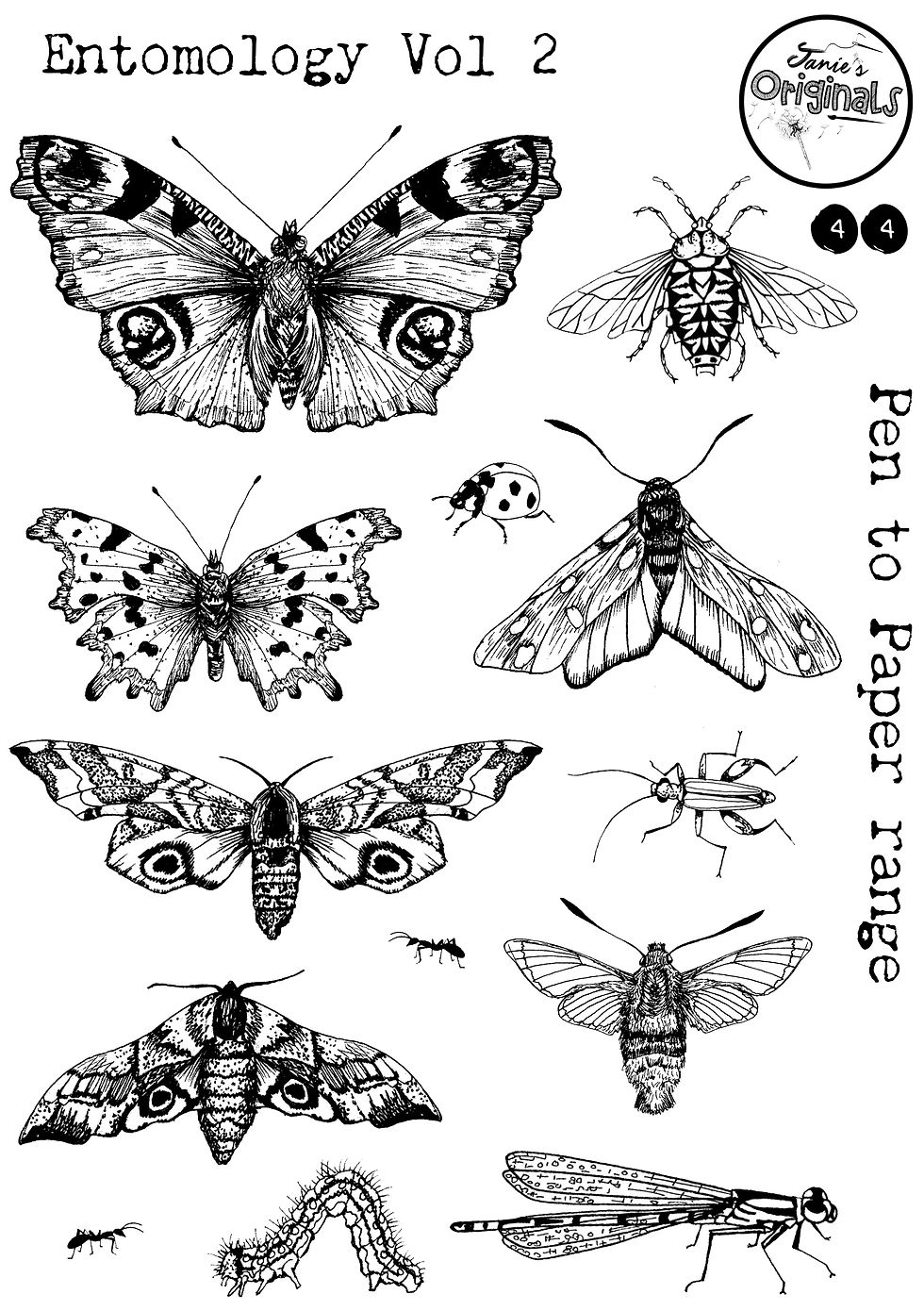 Entomology Vol 2 A5 stamp set