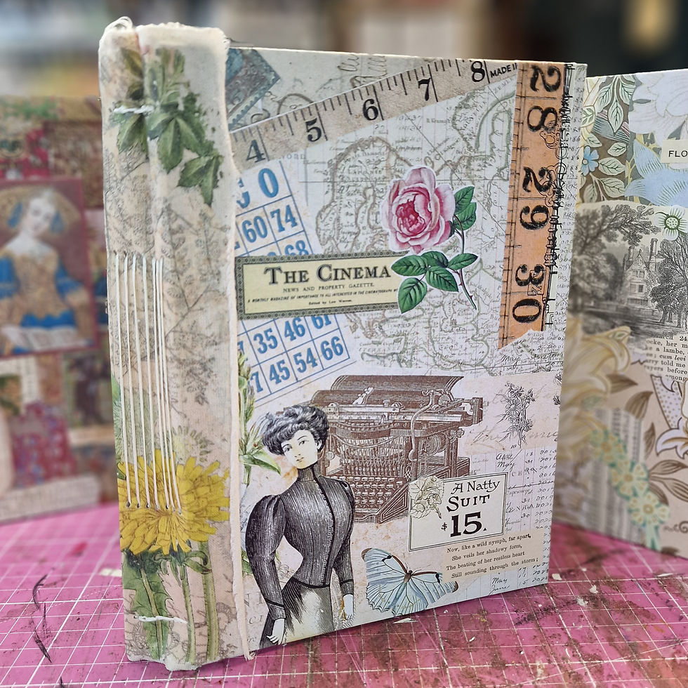 Thumbnail: A5 Collage book kit in 3 styles
