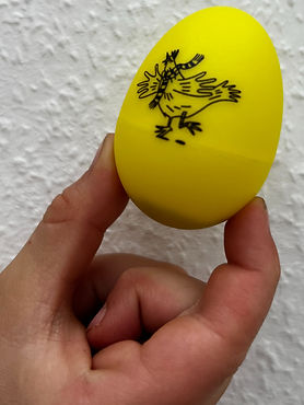 Schüttelei gelb