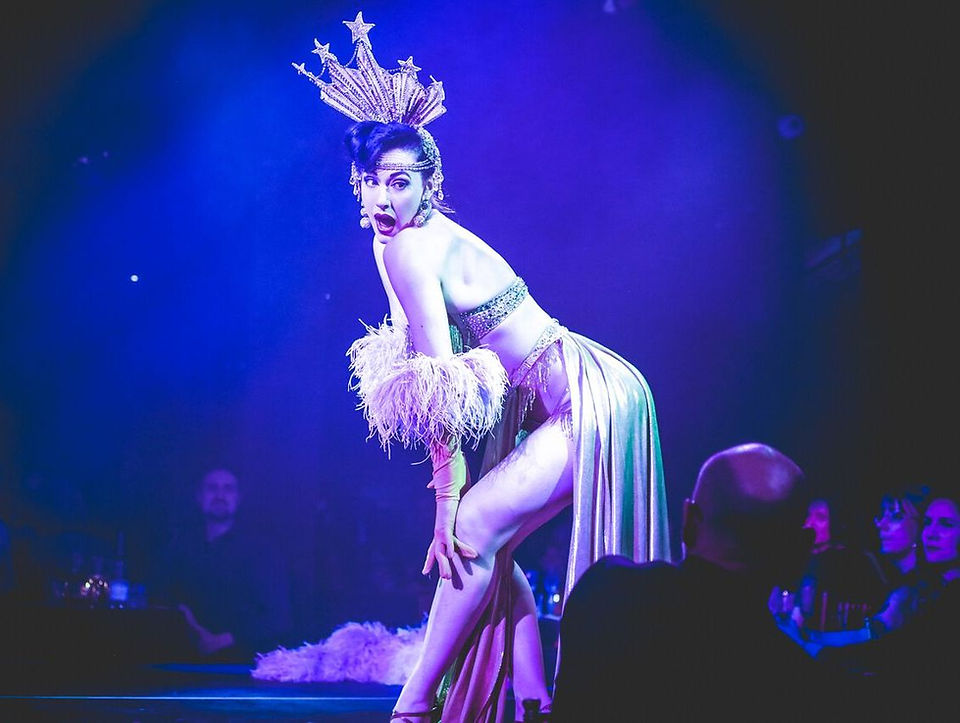 audience at a Burlesque Show