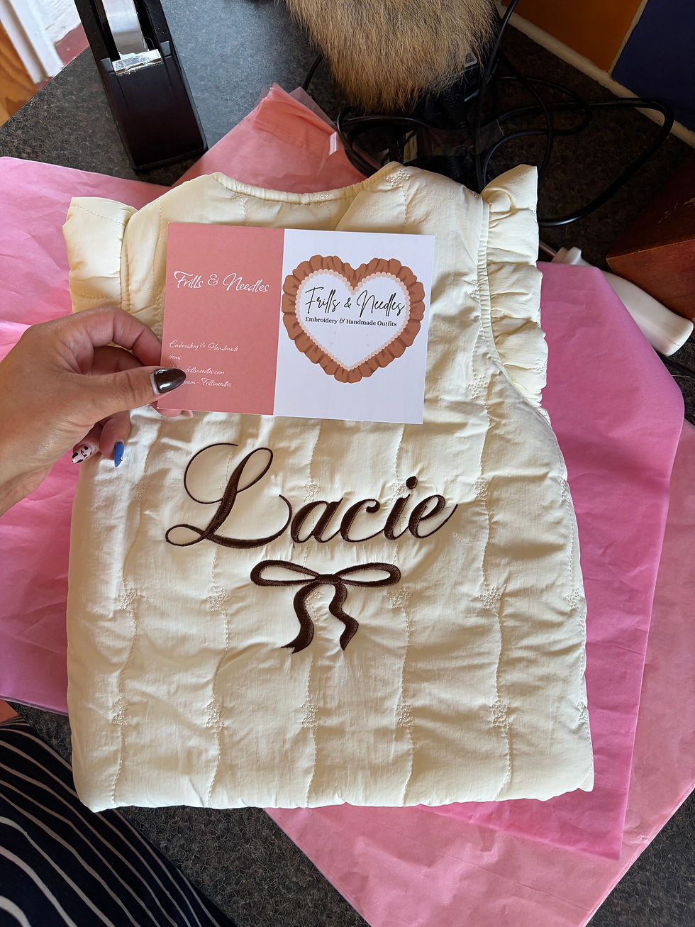 Thumbnail: Personalised girls gilet 