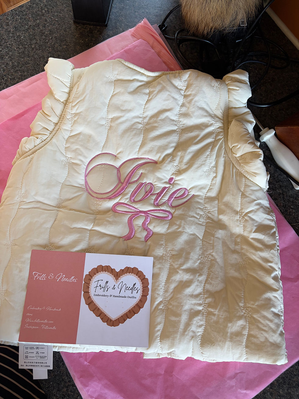 Thumbnail: Personalised girls gilet 