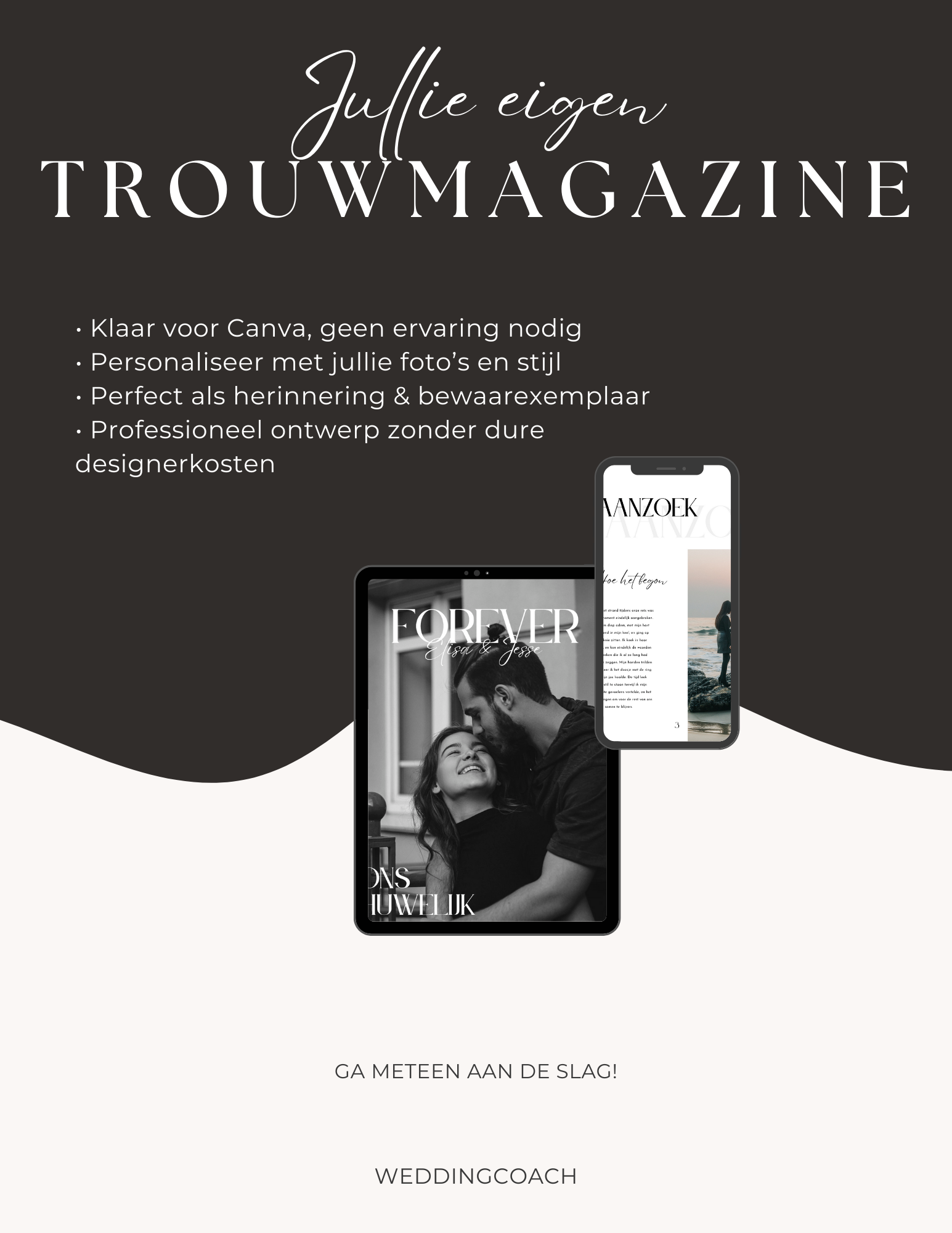 Trouwmagazine – Canva Template