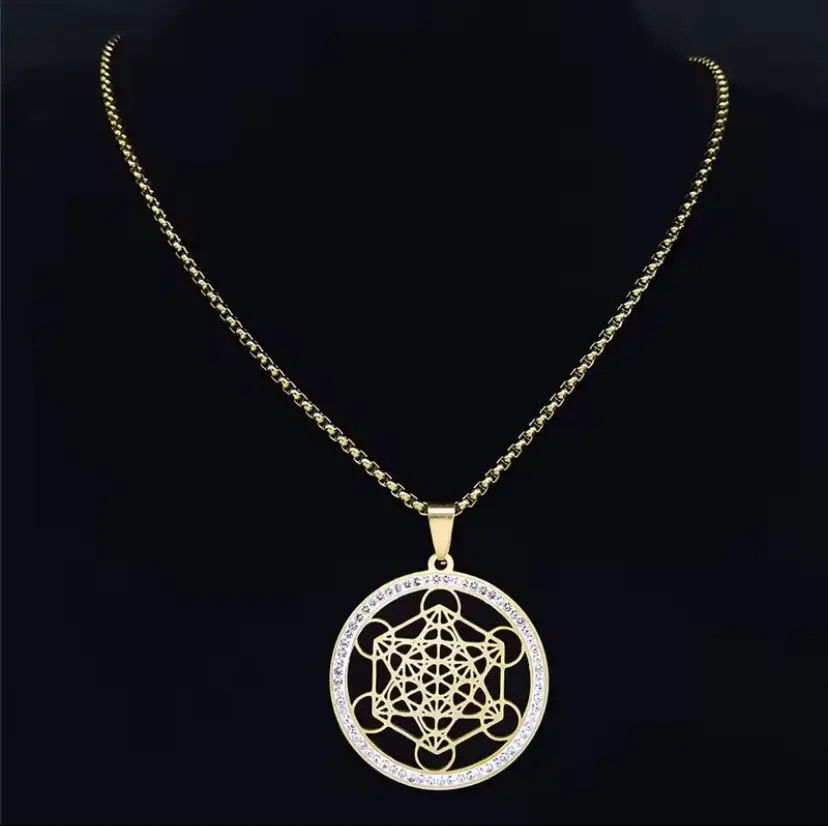 Thumbnail: Sacred Geometry Pendant Necklace | Intentional for Alignment & Awareness 