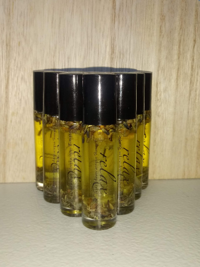 Thumbnail: Relax Essential Oil Roller- 10ml (Stress Relief, Insomnia, Snoring, Sleep Apnea)