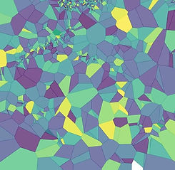 Diffusion heat map in the brain