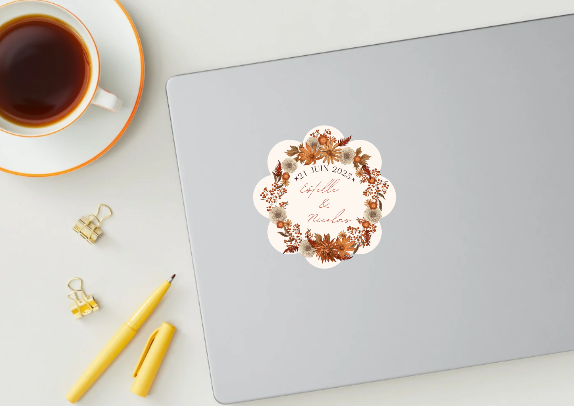 Stickers ou Etiquettes Fleurs