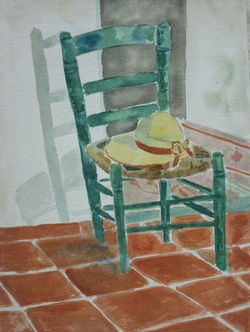 Pueblo Chair With Hat