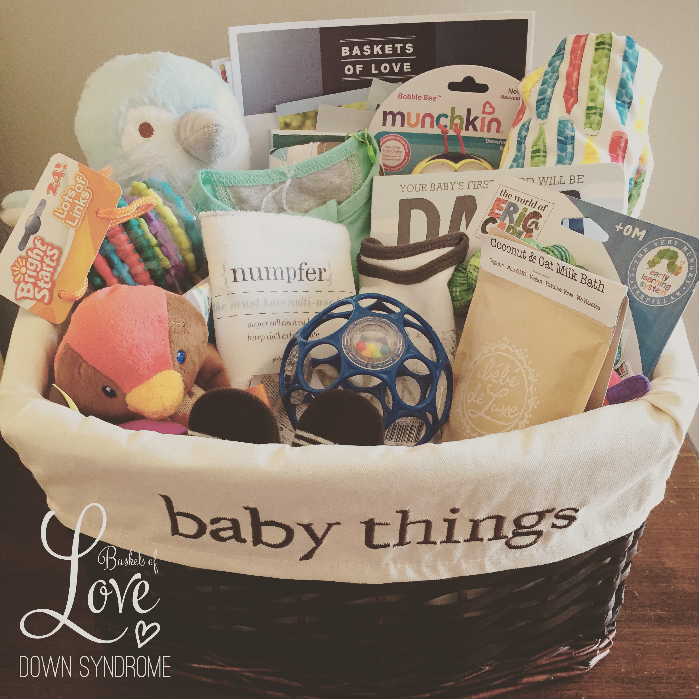 basket for baby things