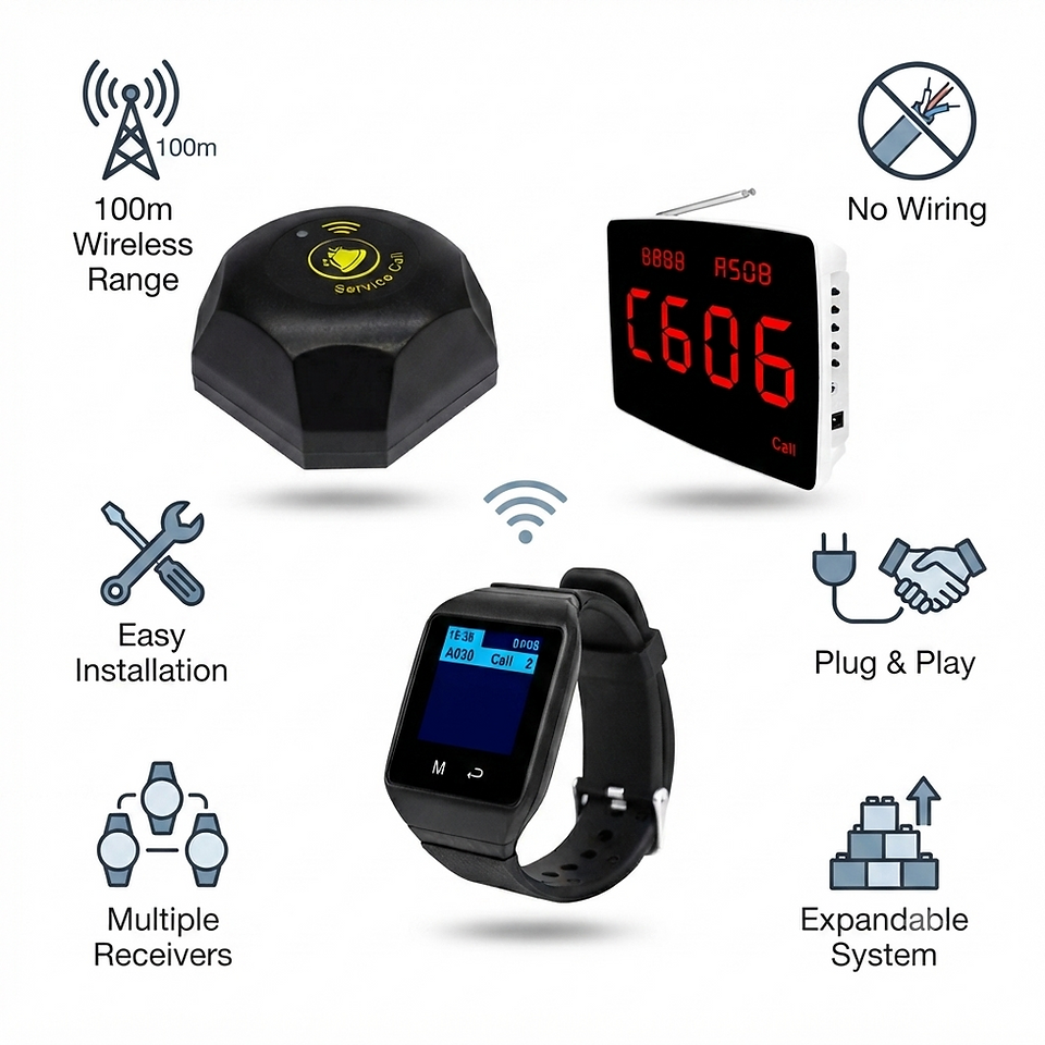 nurse call bell system : dinebellsolution