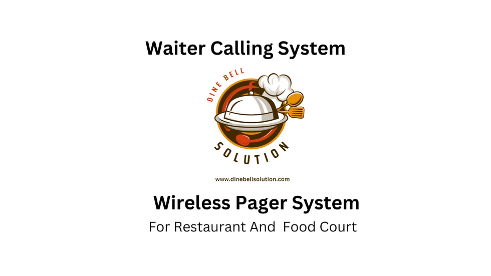 Waiter Calling System - Wireless Pager System For Restaurant