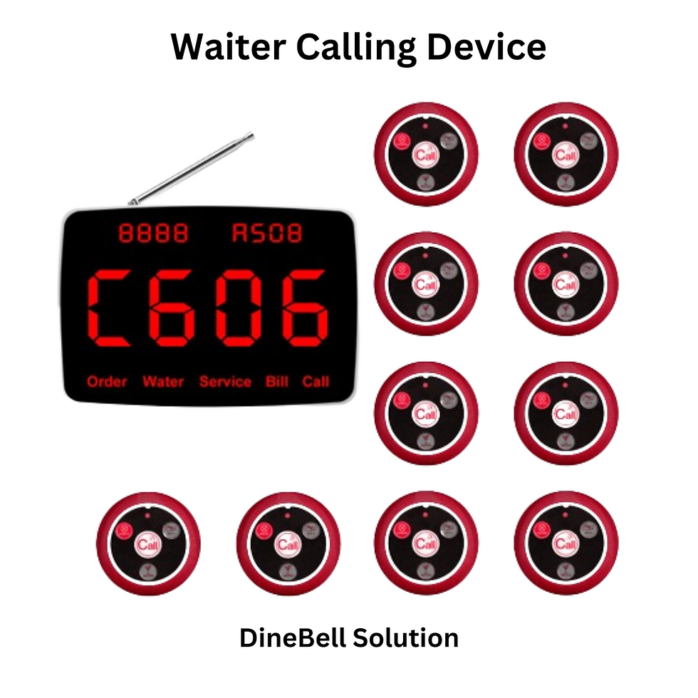 Waterproof Wireless Waiter Call Buttons