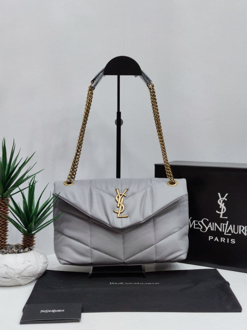 Thumbnail: PUFFER SMALL BAG IN QUILTED LAMBSKIN