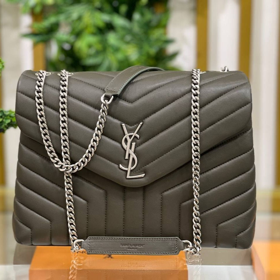 Thumbnail: LOULOU MEDIUM BAG IN MATELASSE Y LEATHER