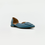 섬네일: elegant women’s flats in blue leather